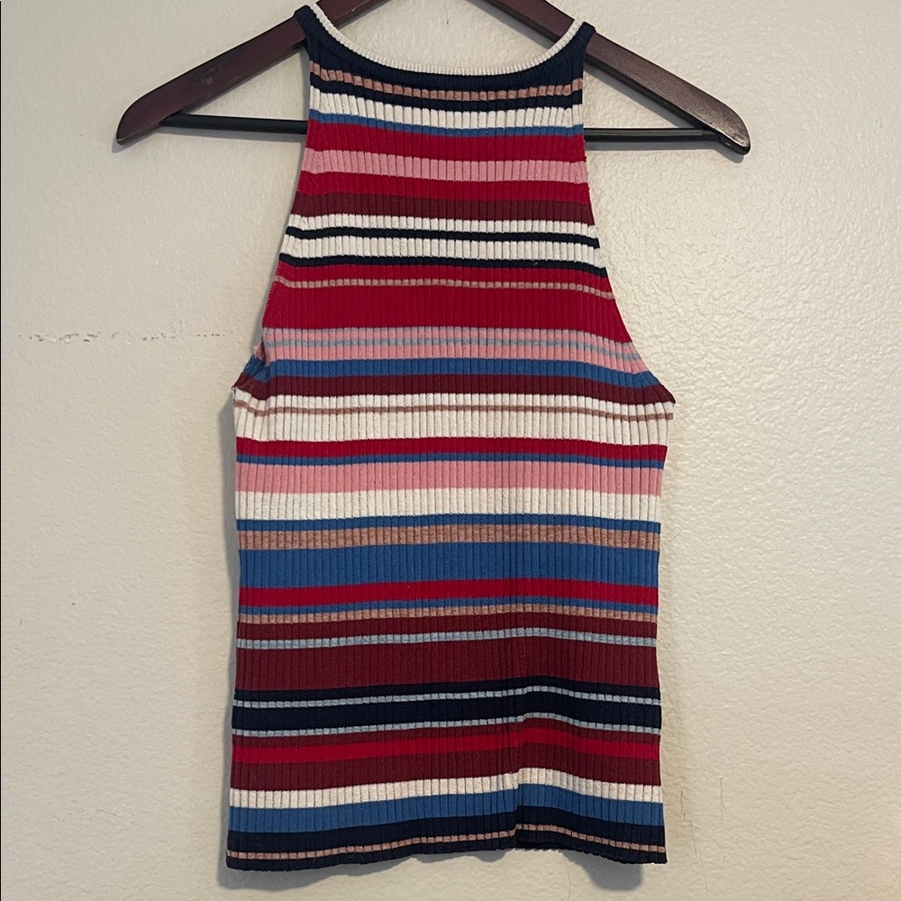 Eleven Six Multicolor Striped Ribbed Tank - Picture 7 of 7